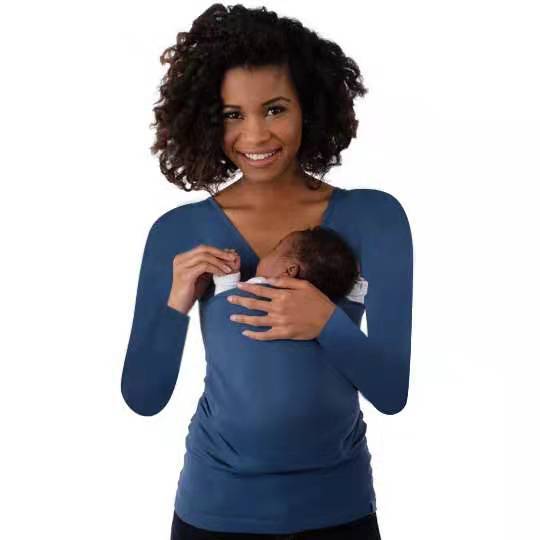 Maternity Baby Carrier Tees Kangaroo T-Shirt Long-sleeve - ORIGINAL