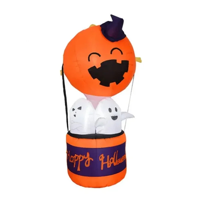 6FT Halloween Inflatable Pumpkin Ghost Hot Air Balloon SPECIAL EDITION