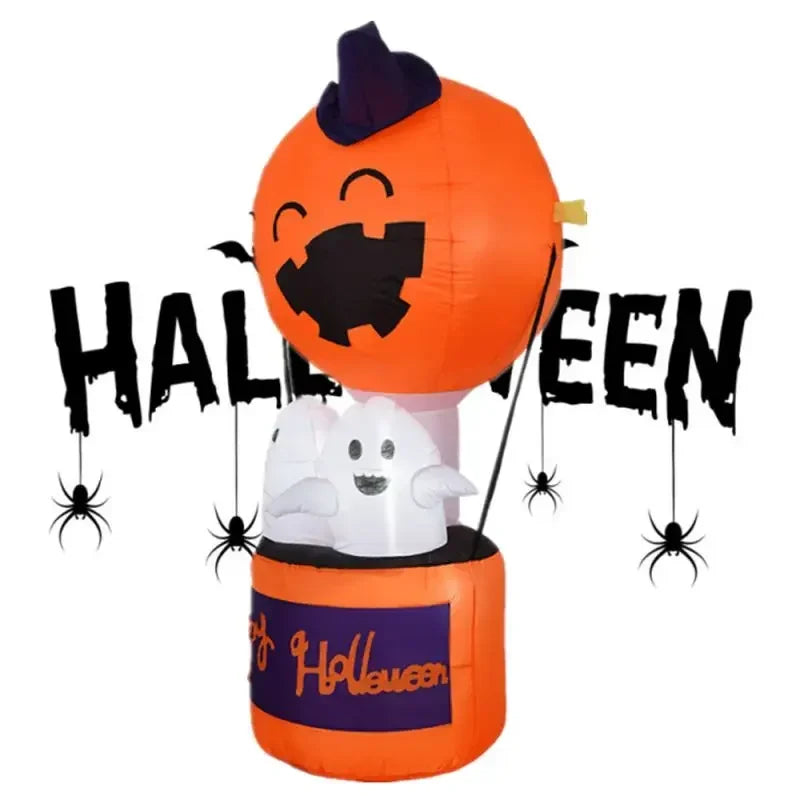 6FT Halloween Inflatable Pumpkin Ghost Hot Air Balloon SPECIAL EDITION