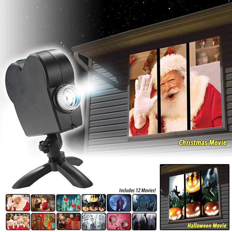 Window Projector Wonderland Christmas/Halloween Special